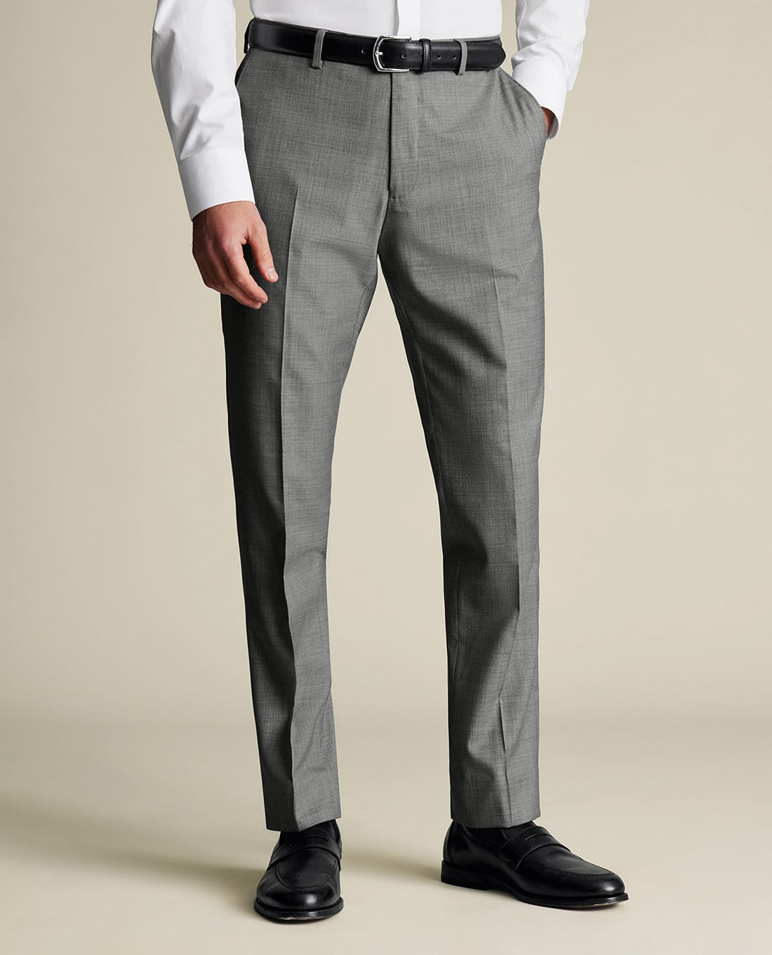 CHARLES TYRWHITT - Quần âu nam Ultimate Performance Sharkskin