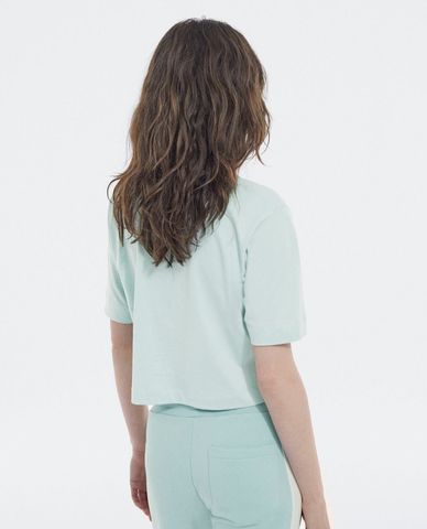  THE KOOPLES - Áo thun nữ phom lửng ngắn tay thời trang 