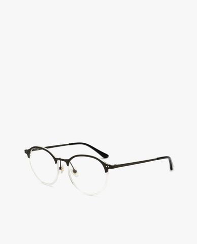  aojo - Gọng kính tròn trong suốt 