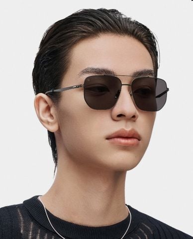  MUJOSH - Kính mát nam gọng vuông dáng mảnh hiện đại 