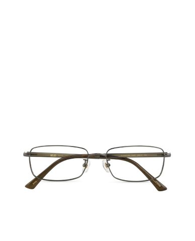  aojo - Gọng kính kim loại phom chữ nhật 