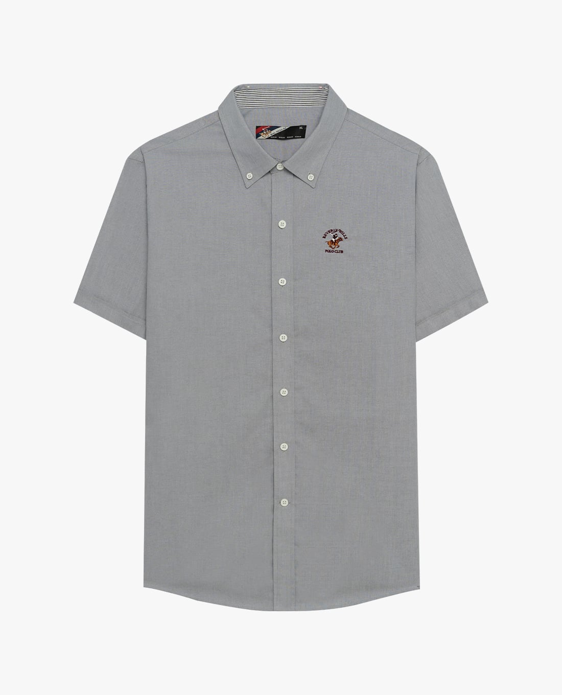 BEVERLY HILLS POLO CLUB - Áo sơ mi nam cổ bẻ tay ngắn hiện đại