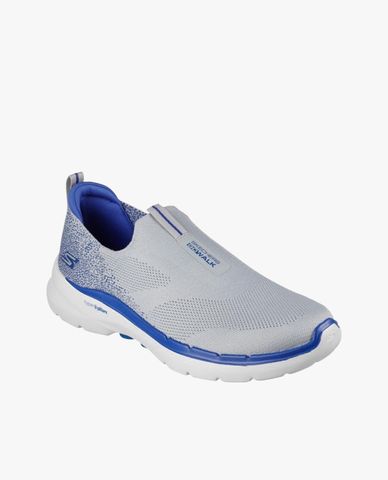  SKECHERS - Giày đi bộ nam phối logo GOwalk 6 