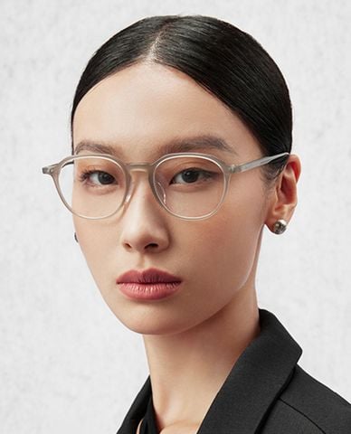  MUJOSH - Gọng kính oval nữ dáng thời trang 