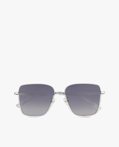  MUJOSH - Kính mát unisex gọng vuông bản mảnh hiện đại 