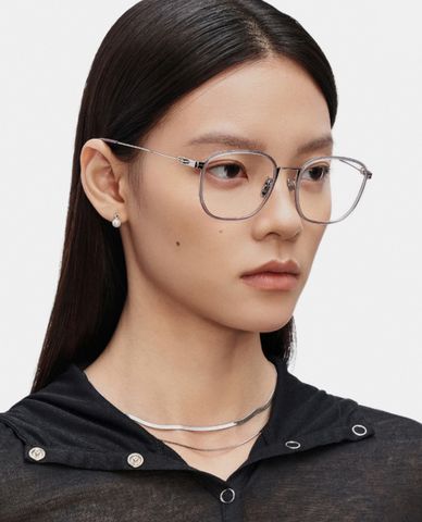  MUJOSH - Gọng kính vuông unisex bản vừa thời trang 