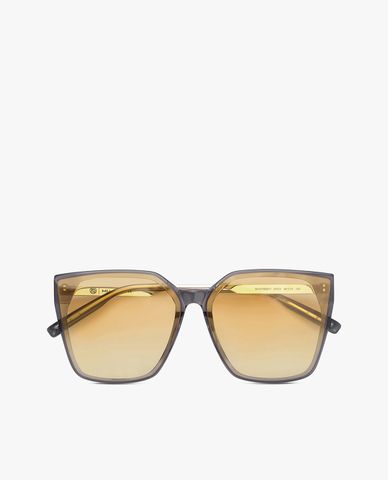  MUJOSH - Kính mát gọng đa giác bản dày thời trang 