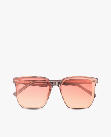  MUJOSH - Kính mát unisex gọng đa giác bản vừa thời trang 