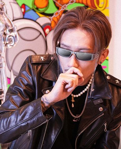  MUJOSH - Kính mát gọng chữ nhật thon dài thời trang 