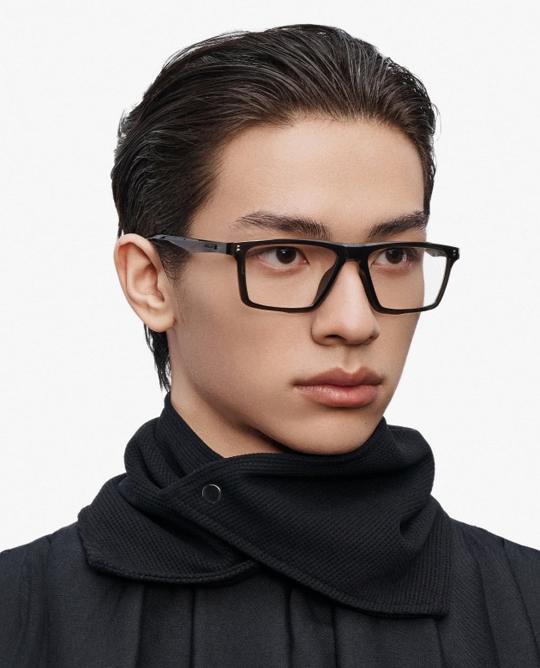 MUJOSH - Gọng kính chữ nhật nam bản vừa hiện đại