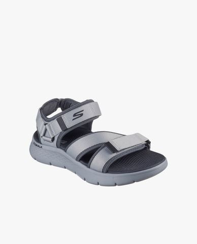  SKECHERS - Giày sandals nam mũi tròn Go Walk Flex 
