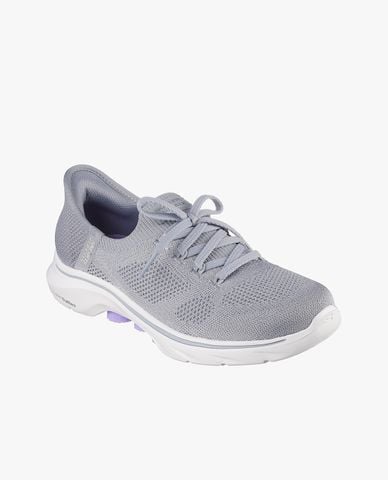  SKECHERS - Giày đi bộ nữ Slip Ins Go Walk 7 Via 
