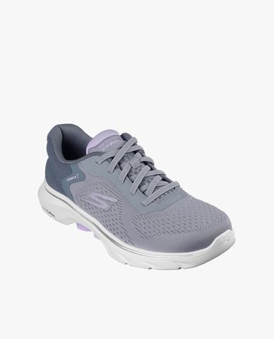  SKECHERS - Giày đi bộ nữ thắt dây Go Walk 7 
