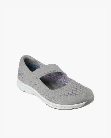 SKECHERS - Giày slip on nữ phối quai Be Cool 