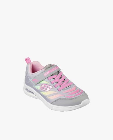  SKECHERS - Giày sneakers bé gái cổ thấp Microspec Max Airy Color 