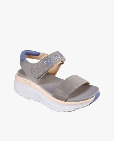  SKECHERS - Giày sandals nữ đế cao quai ngang D'Lux Walker 