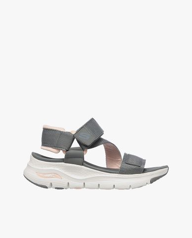  SKECHERS - Giày sandals nữ quai ngang Arch Fit Pop Retro 