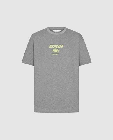  URBAN REVIVO - Áo thun nam cổ tròn tay ngắn trẻ trung 