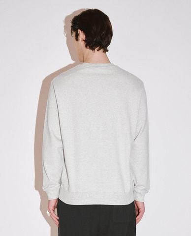  URBAN REVIVO - Áo sweatshirt nam cổ tròn tay dài trẻ trung 