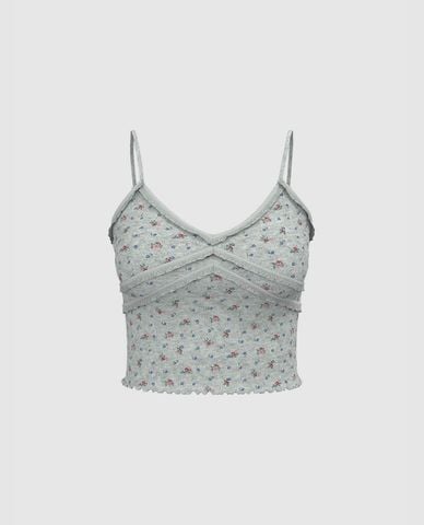  URBAN REVIVO - Áo hai dây nữ phom ôm nữ tính 