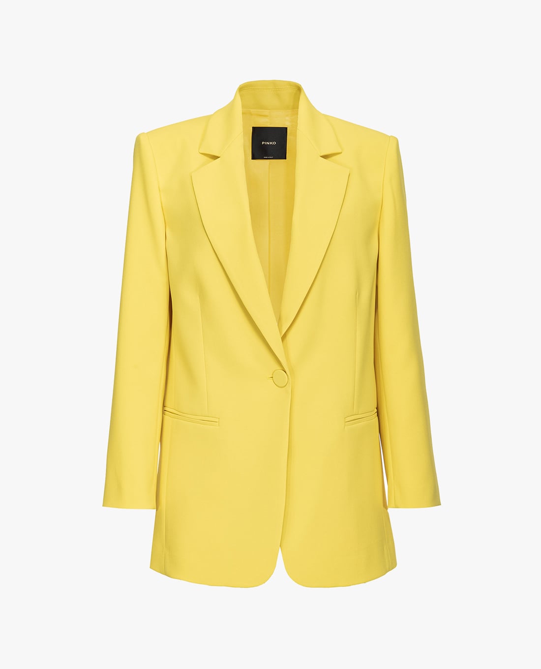 PINKO - Áo khoác blazer cổ bẻ tay dài Esagerata