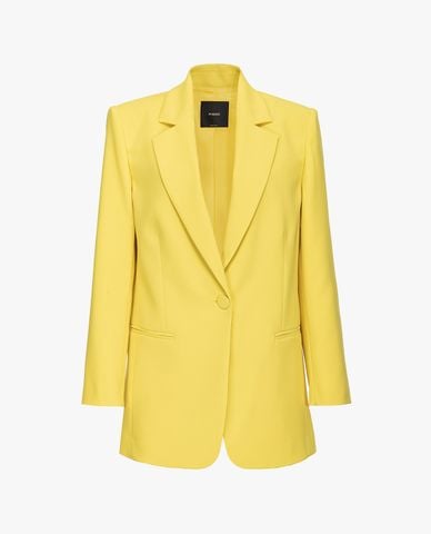  PINKO - Áo khoác blazer cổ bẻ tay dài Esagerata 