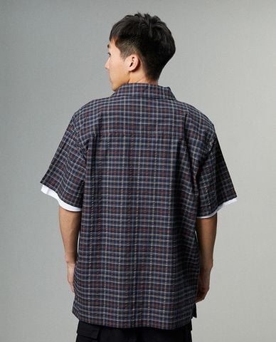  DICKIES - Áo sơ mi nam cổ bẻ tay ngắn kẻ caro Sally 