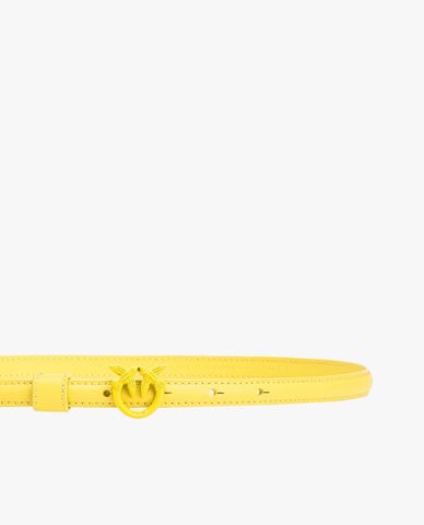  PINKO - Thắt lưng bản mảnh phối logo nổi bật Love Berry H1 