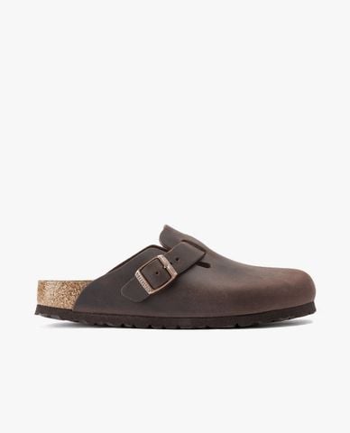  BIRKENSTOCK - Giày clog unisex Boston Oiled Leather 