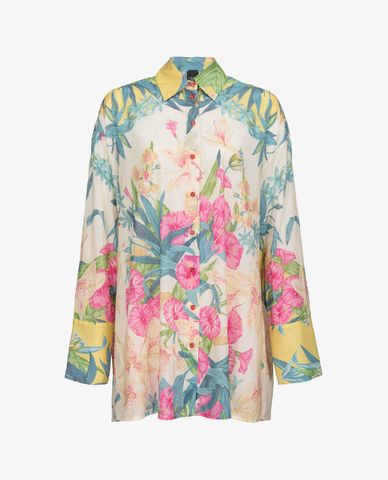  PINKO - Áo sơ mi nữ tay dài phom suông Codogno 