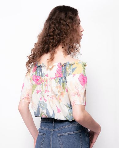  PINKO - Áo kiểu nữ bẹt vai Istruito 