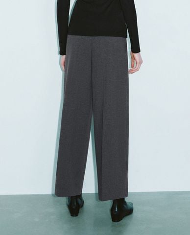  URBAN REVIVO - Quần nữ ống rộng trẻ trung 