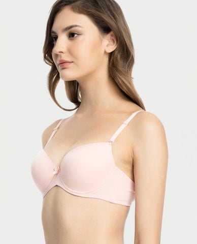  MISAKI - Áo ngực cup 3/4 trơn mút mỏng 