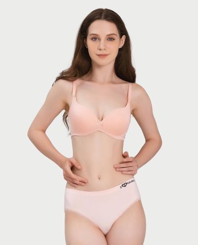  MISAKI - Quần lót nữ seamfree trơn phối ren 