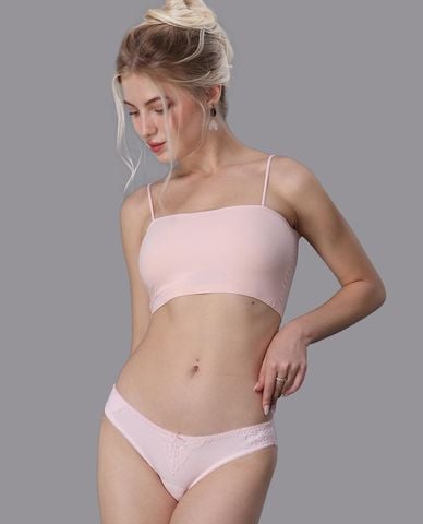  MISAKI - Quần lót bikini nữ microfiber phối ren 