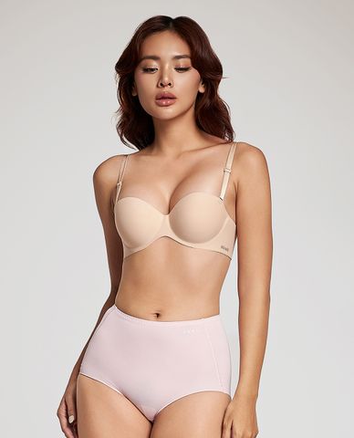  VERA - Quần lót nữ lưng cao nylon spandex trơn 