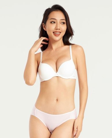  VERA - Quần lót bikini nữ nylon spandex trơn 