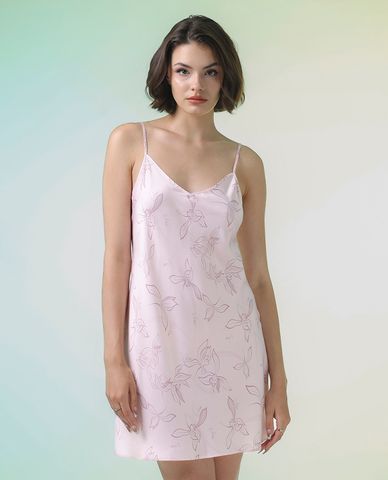  VERA - Đầm ngắn mặc nhà latin in 