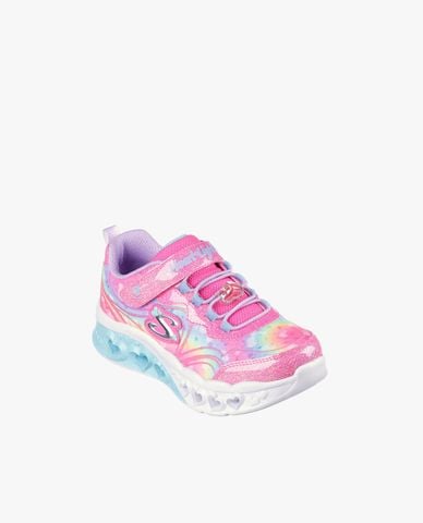  SKECHERS - Giày sneakers bé gái cổ thấp Flutter Heart Lights 