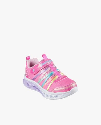  SKECHERS - Giày sneakers bé gái cổ thấp Flutter Heart Light 