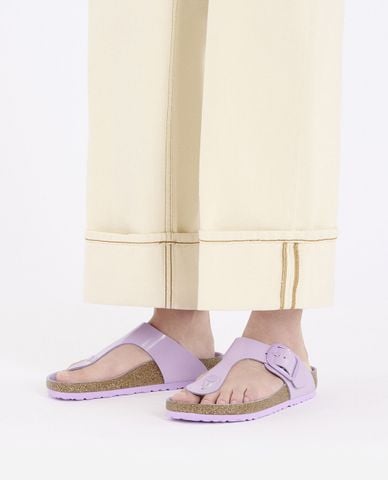  BIRKENSTOCK - Dép kẹp unisex phối khoá Gizeh 