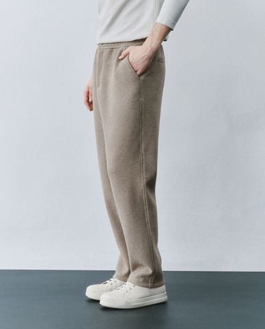  URBAN REVIVO - Quần nam ống đứng lưng thun thời thượng 