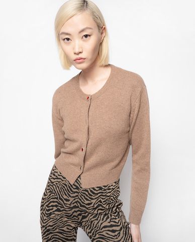  PINKO - Áo cardigan nữ phom ngắn tay dài 