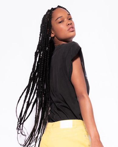  PINKO - Áo thun nữ cổ tròn tay ngắn Difensore 