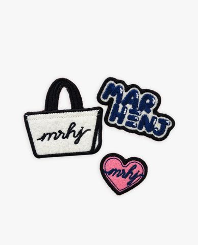  Marhen.J - Set huy hiệu cài túi xách Wappen Funny 