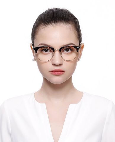  aojo - Gọng kính vuông bo tròn 