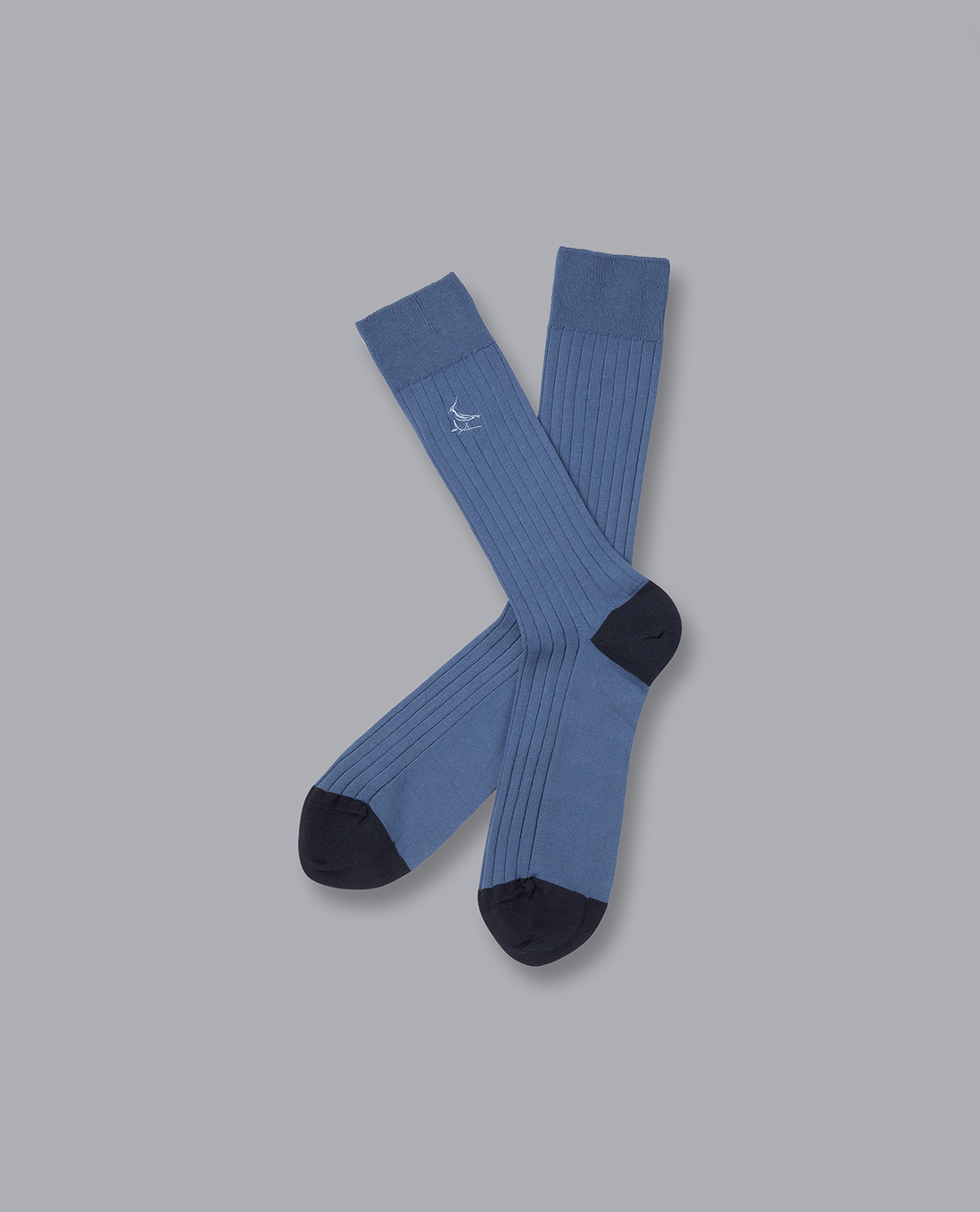 CHARLES TYRWHITT - Vớ cổ cao nam thời trang Cotton Rib