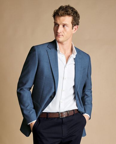  CHARLES TYRWHITT - Áo vest nam tay dài phối nút Proper 
