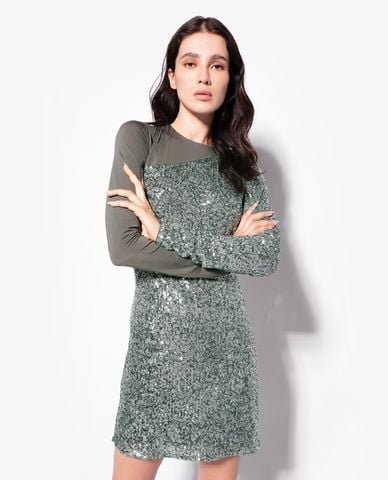  PINKO - Đầm bút chì mini tay dài thời trang Alison 