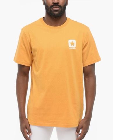  CONVERSE - Áo thun nam cổ tròn tay ngắn phối logo 